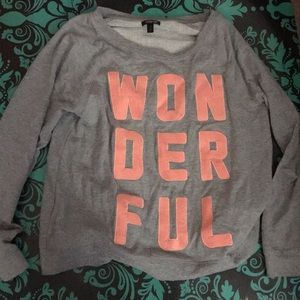 “Wonderful” sweatshirt